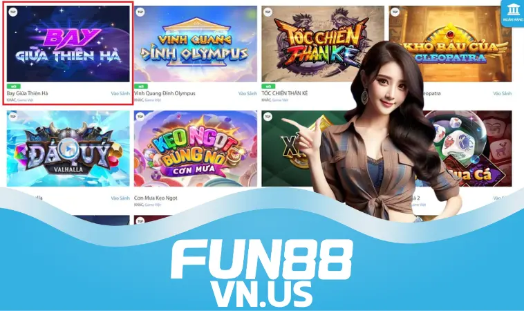 Giới thiệu game Bay Giữa Thiên Hà Fun88