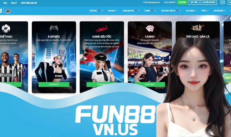 Fun88 hiện đang triển khai nhiều chương trình khuyến mãi cho khách chơi