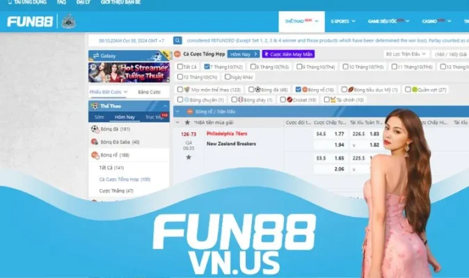 Muốn chơi cược bộ môn bóng rổ anh em đừng chần chừ tham gia tại Fun88